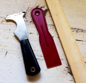 artistic experiment scraping tools flawless finish
